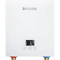 Electric Tankless Water Heater, SIVUATEK Electric Hot Water Heater on Demand Smart Control Instant Water Heater Point
