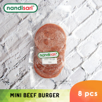 Nandisari Mini Beef Burger Diameter 6.5cm, Daging Sapi, Halal