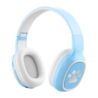 Wireless Children Headphone Kid Headset Bluetooth 5.0 Cute Earphone Support TF Card Foldable HiFi Music For All Smartphones