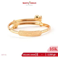 Gelang Anak Emas Kadar 16K Wahyu Redjo GLA-16K 31587913 Non Pameran