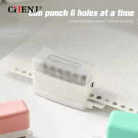 1pc 6 Holes Hole Puncher Diy A4 B5 Loose Leaf Paper Hole Punch Planner Scrapbooking Paper Binding Standard Hole Punch Machine