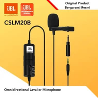 Microphone Clip-on JBL Commercial CSLM20B / CSLM 20B Omnidirectional Lavalier Microphone