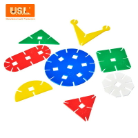 《台灣製USL遊思樂》教具 積木 八形大花片 ( 125 pcs )  東喬精品百貨