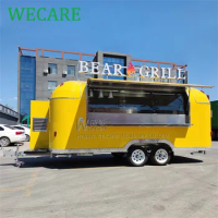 WECARE Carros De Comida Mobile Food Car Concession Catering Trailer Airstream Food Truck Fully Equipped