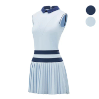 【HONMA 本間高爾夫】女款防潑水彈性洋裝 2色任選(XS~L 天藍 深藍 HWJC903R913)
