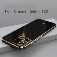 For Xiaomi Redmi 12C Case Soft TPU Case For Xiaomi Redmi 12C High Quality Anti-fingerprint Camera Protection Cover