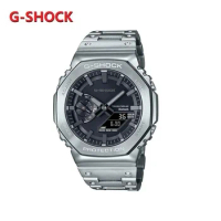 Men's Watch G-SHOCK GM-2100 Stainless Steel Dual Screen Watch Casual Fashion Waterproof and Shockproof Multi functional Watch