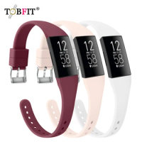 Slim Silicone Bracelet Strap For Fitbit Charge 4/Charge 3/Charge 3 SE Band Wristband Watchband For Fitbit Charge 3 4 3 SE Strap