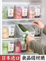 收納盒 日本進口冰箱蔬菜雞蛋冷凍整理盒收納盒神器保鮮盒食品級專用帶蓋 米家家居