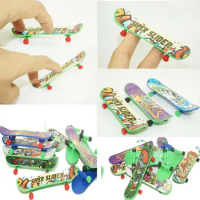 10pcs/lot Mini Plastic Tech Deck Toy Skate Finger Board Skateboards Children Kids Toy Gift