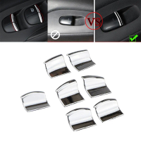 ฝาครอบปุ่มยกกระจกรถยนต์ ABS Chrome 7 ชิ้น/เซ็ต สำหรับ Nissan