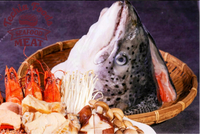 鮭魚頭（剖半）