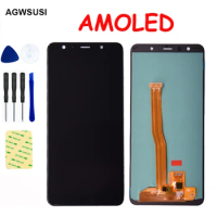 AMOLED LCD For Samsung Galaxy A7 2018 A750 SM-A750F LCD Display Screen Module Touch Screen Digitizer Sensor Assembly