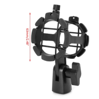 Universal Mic Microphone Shock Mount Holder Clip Stand NB04 for Studio Recording T21A