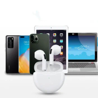 Original Air Pro 6 TWS Wireless Headphones Fone Bluetooth Earphones Mic Pods InEar Earpods Pro6 Earbuds sport Headset For Xiaomi