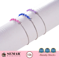 Gelang Tali Emas Elea Ice Glow Candy Chain White Gold 10K Semar Nusantara