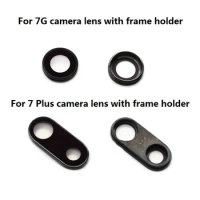 Replacement Part for Apple iPhone 7 7G 7 Plus Back Rear Camera Glass Lens Cover With Frame Holder