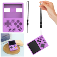 Silicone Case for MIYOO MINI Game Console Cover Shockproof Sleeve Skin Anti-Slip Soft Protective Skin Cover with Lanyard