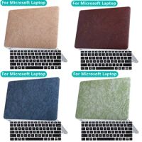 New Unique case for Microsoft Surface Laptop 13.5 15 inch Go 2 3 4 5 Embossing case Accessories Skin Free keyboard cover