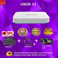 Unblocktech UBOX 11 PRO MAX Android TVBox 4G+64G WIFI 2.4Ghz/5G 6K Bluetooth Android 12
