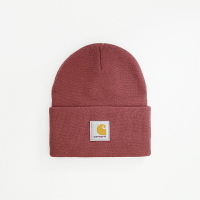 美國百分百【全新真品】Carhartt 帽子 針織 毛線帽 配件 卡哈特 logo 毛帽 藕粉 DC38