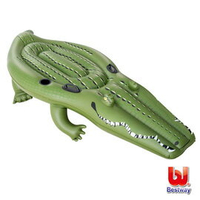 《Bestway》巨型鱷魚259cm充氣助浮/浮排/坐騎-(69-34397)