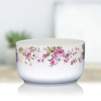 韓國陶瓷微波碗1000ml(小玫瑰花)