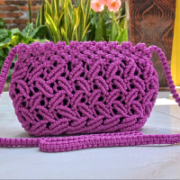 Tas Rajut Selempang Wanita Terbaru 2022 Kekinian Motif Bunga Tas Tali kur Handmade Muat HP Ukuran Ke