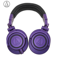 Audio Technica ATH-M50x PB Professional Monitor Headphones Closed-back Dynamic Over-ear HiFi Headsets Foldable Earphones