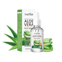 Aloe Vera Face Serum Long-Lasting Natural Aloe Essence Vitamin E Oil Control Ance Long Lasting Moisturizing Anti-Aging Face Care