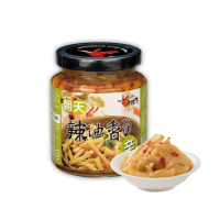 【老騾子】辣油香筍240g(玉筍、醬菜、筍絲)