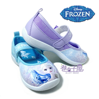 DISNEY迪士尼 冰雪奇緣FROZEN II 童款3D印刷休閒娃娃鞋 [FNKP14626藍/FNKP14627紫] MIT台灣製造【巷子屋】