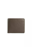 Samuel Ashley Grayson RFID防盜皮革雙摺錢包連額外隔層 - 卡其色