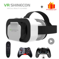 VR Shinecon Casque Headset Virtual Reality Glasses 3D Helmet 3 D For iPhone Android Smart Phone Smartphone Goggles Viar Mobile