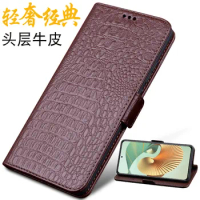 Luxury Genuine Leather Wallet Cover Business Phone Case For Zte Axon 30 Pro Ultra Cover Credit Card Money Slot Case Holster