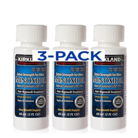 3 pack - Extra Strength Minoxidil 5% Topical Solution Compatible with Kirkland (3-Month Supply) |   