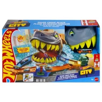 Hot Wheels HOTWHEELS City Speed Snap Shark Chomp Beach JHL96