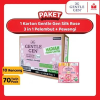 1 Karton Deterjen Gentle Gen Silk Rose Twinpack Sachet