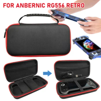 EVA Travel Protective Case Shockproof Protection Case Anti-scratch Hardshell Case for Anbernic RG556 Retro Handheld Game Console