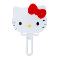 小禮堂 Hello Kitty 大臉造型手拿鏡 (白色款) 4550337-740668