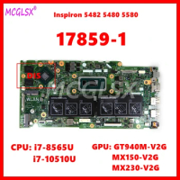 17859-1 With i7-8th 10th Gen CPU DIS Notebook Mainboard For DELL Inspiron 5482 5480 5580 5582 Laptop Motherboard