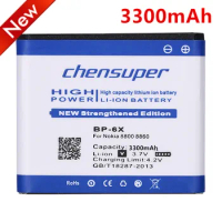chensuper 3300mAh BP-6X Li-ion Phone Battery for Nokia 8800 8860 8800 Sirocco N73i