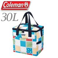 【Coleman 美國 30L 薄荷藍保冷袋】CM-27235/收納袋/購物袋/保冰袋