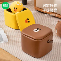 Dining stool Portable Vanity stool chair storage containers box ottoman storage bench stools Living room space saving furniture