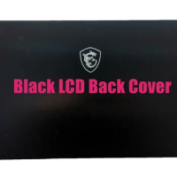 Black LCD Back Cover for MSI 9S7-155K23 Modern 15 A4M/Modern 15 A4MW(MS-155K)