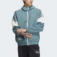 Adidas Mc Windbreaker [HS1992] 男 連帽外套 風衣 運動 休閒 國際版 防風 藍綠