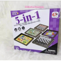 Mainan Edukasi Anak Board Game Ludo Ular tangga Catur Halma Murah