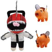 Mainan Boneka Plush Model Anime Chainsaw Man Denji Pochita Ukuran 25cm / 30cm Untuk Hadiah Anak doll