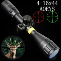 4-16x44 AOEYS Red Green Reticle Rifle Scopes Sniper Air Gun Sight for Hunting Optical Telescopic Spotting Riflescopes Scope