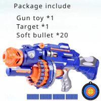 Electric Soft Bullet Gun Sniper Rifle Suit for Bullets Toy Gun EVA Dart Blaster Toy Rifle Gun Kids Gift Airsoft Bullets
